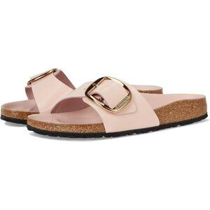 Birkenstock Shoes Madrid Light Rose Big Buckle Slide Sandals